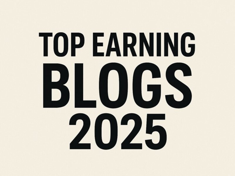 top earning blogs 2025
