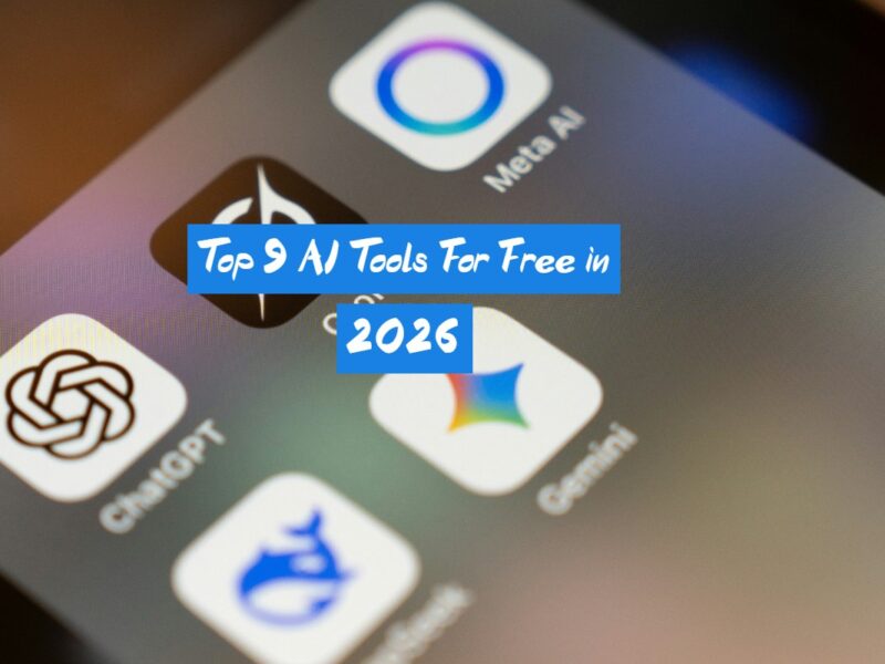 top 9 ai tools for free in 2026